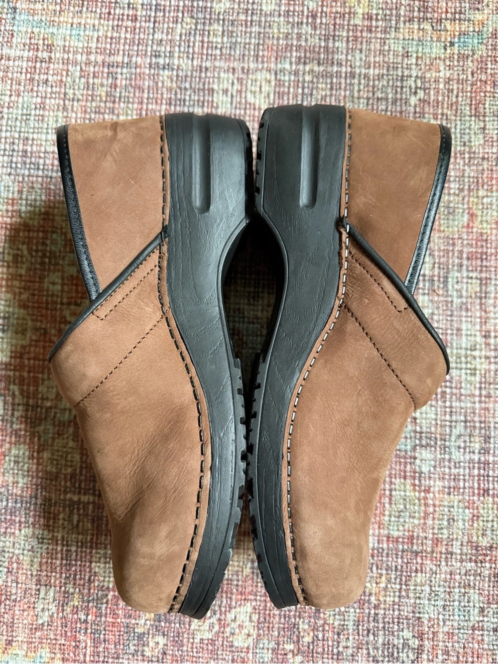 Sanita The original danish clog Slip-On  Shoes Brown Suede size 41